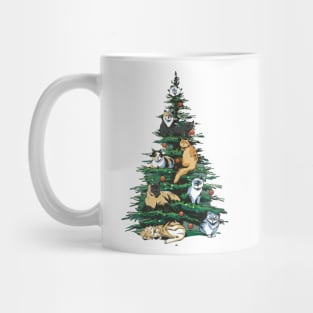 Cats in Christmas Tree Mug